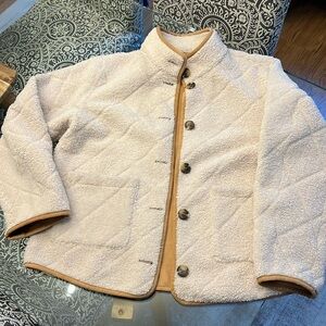 Ralph Lauren women’s teddy jacket size large.